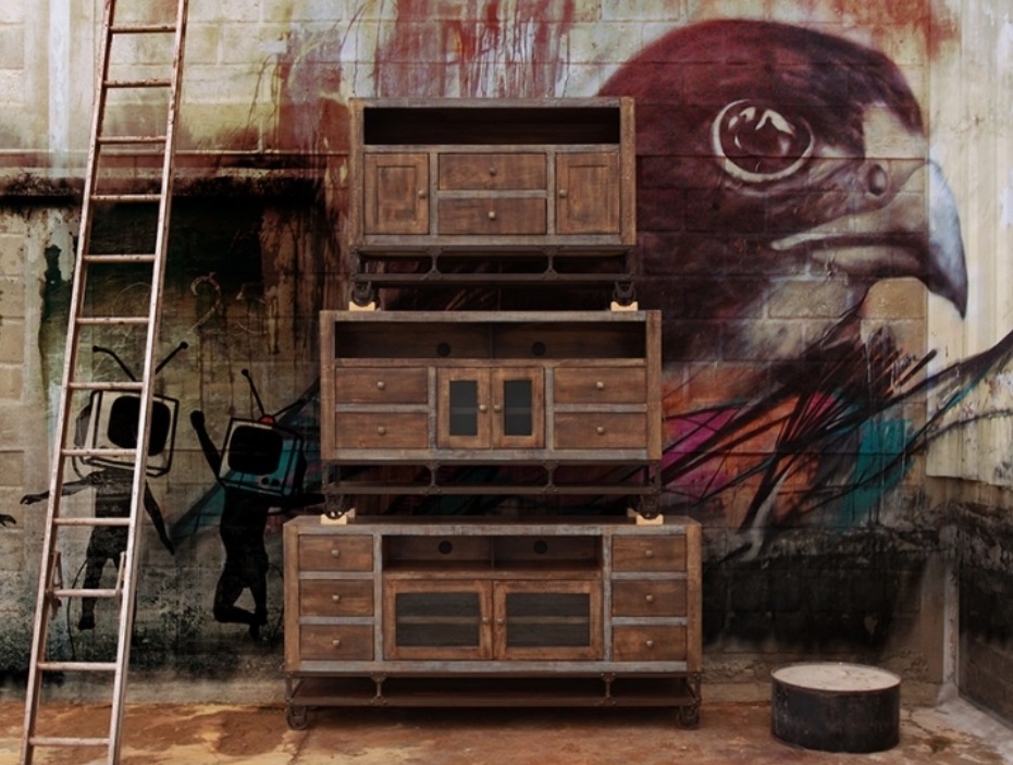 Bradley's Furniture Etc. Artisan and Horizon Entertainment Centers